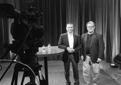 Blake Martin on the set of Grow Your Biz Show with Paul Madsen